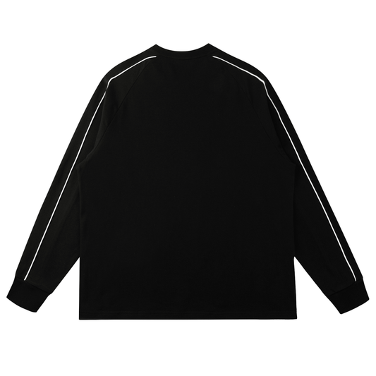 "S LOGO CLOUD" Contrast Panel Raglan Sweatshirt