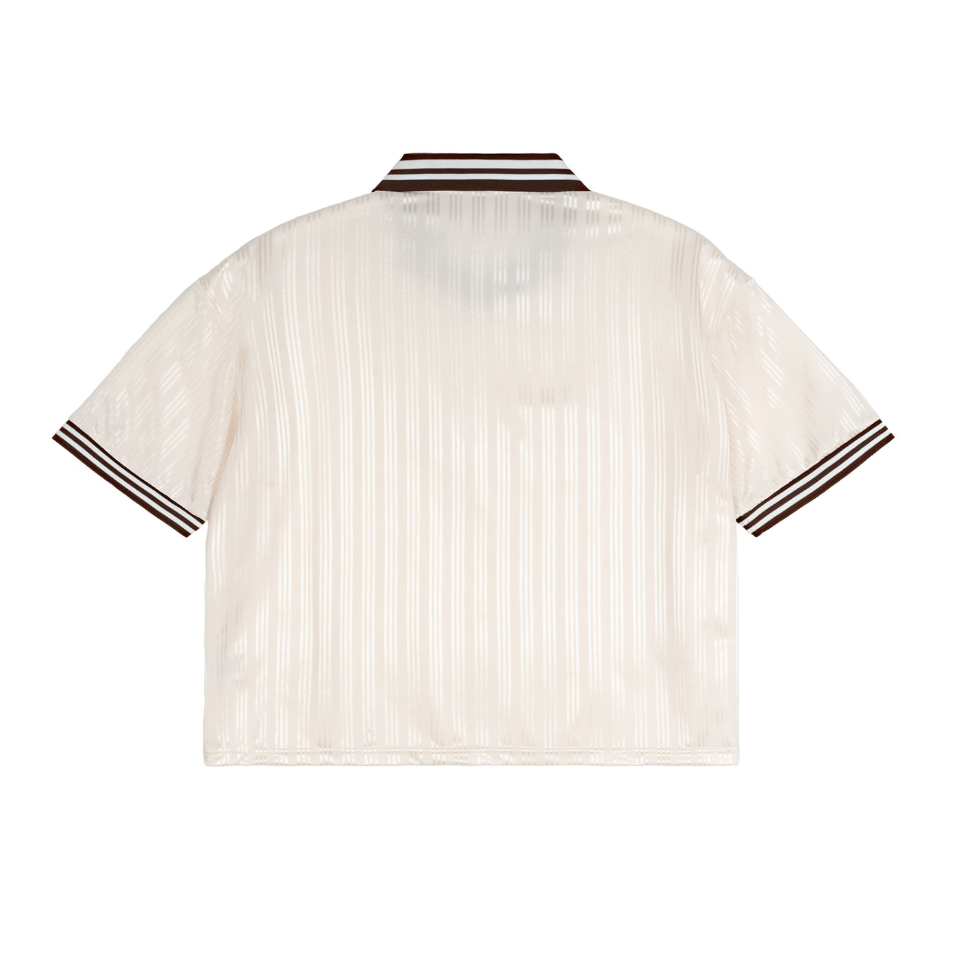 "SWIZZLE" Contrast Stripes Polo Collar T-Shirt
