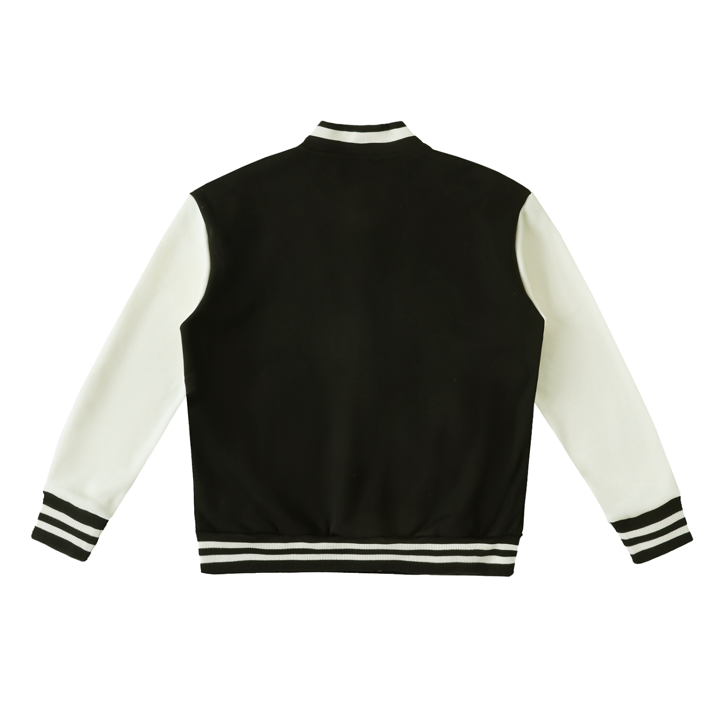 SWIZZLE Two-Tone Fleeced Varsity Jacket