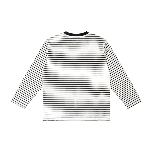"SWIZZLE BEAR" Kid's Striped Long Sleeve T-Shirt