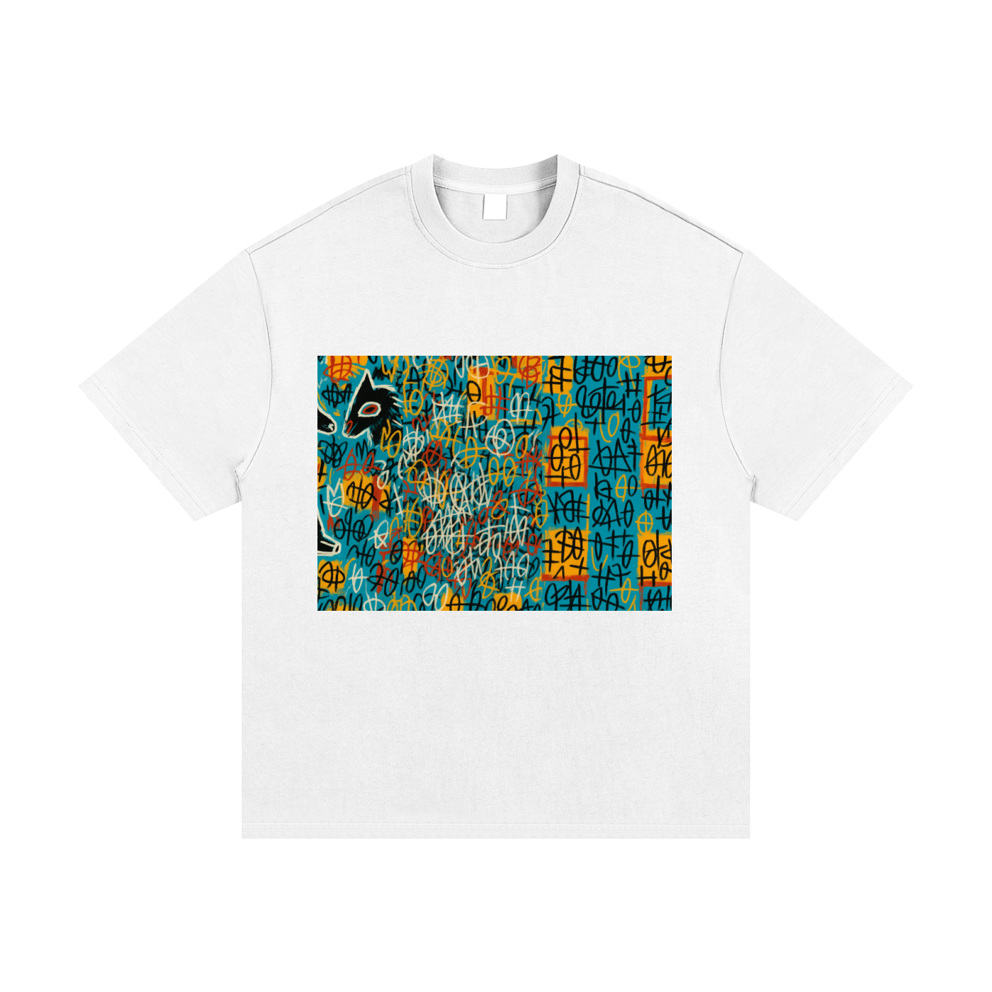 Artificial Hands Geometric Essential Heavyweight Cotton T-Shirt