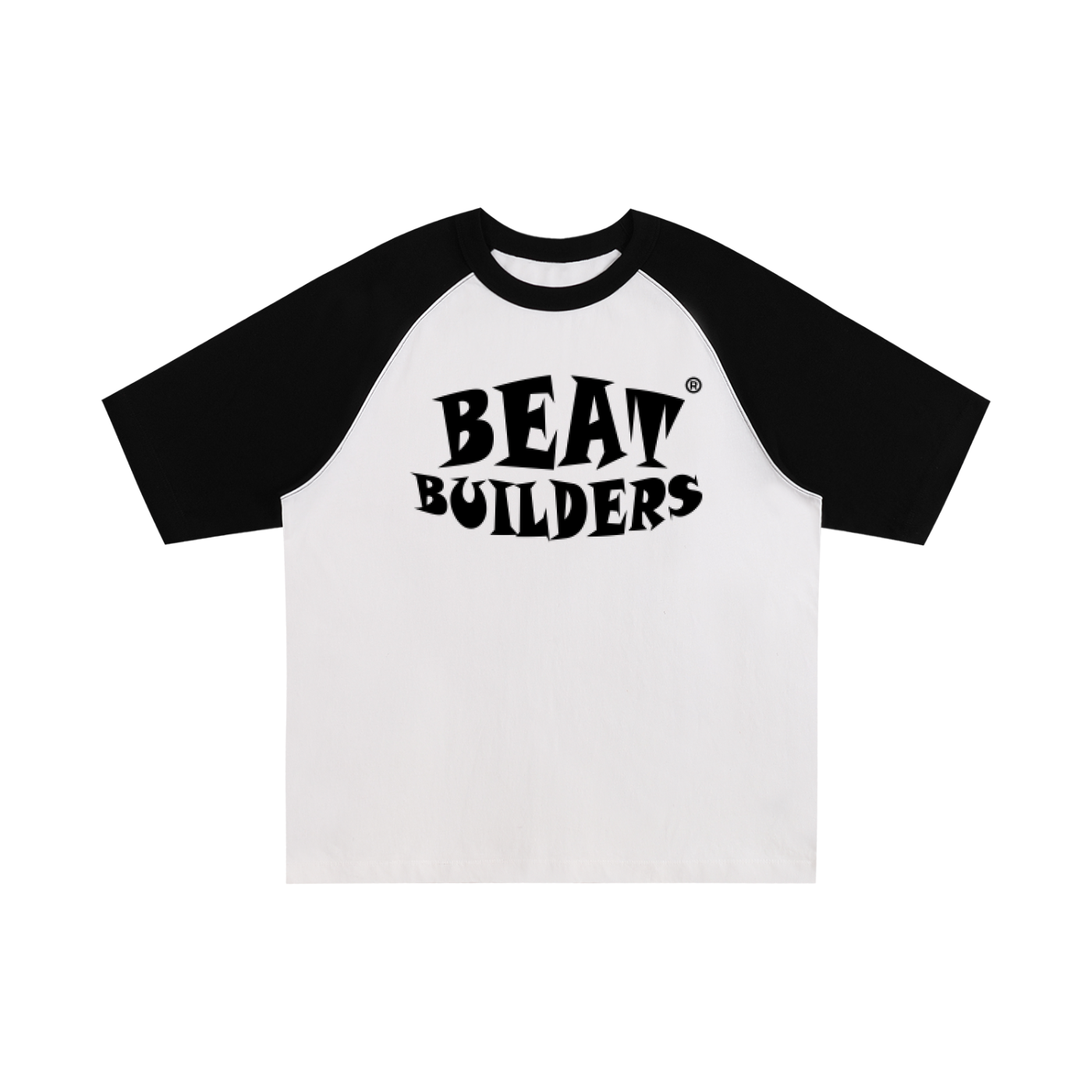 Beat Builders Support Color-Blocked Raglan Sleeve T-Shirt